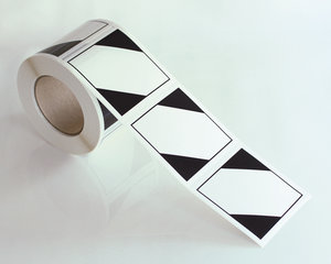 Varningsetikett, begränsad mängd, 500/rl