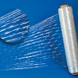 Handsträckfilm, makro-perforerad 430mm x 500m, Transp.