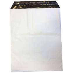 E-handelspåse 165x220+50x0,055mm Vit/Svart 1000/fp